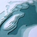 Lake Superior - original 8 x 10 papercut art