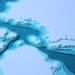 San Francisco Bay - original 8 x 10 papercut art
