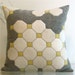 OCTAGON TILES FELT PILLOW made from recycled wool.