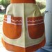 Take 15% off NEVER BEEN USED Vintage embroiderd half apron made in Italy