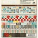 MME 2012 papers pack - Dilly Dally collection - set of 24 - double side cardstock - 6x6