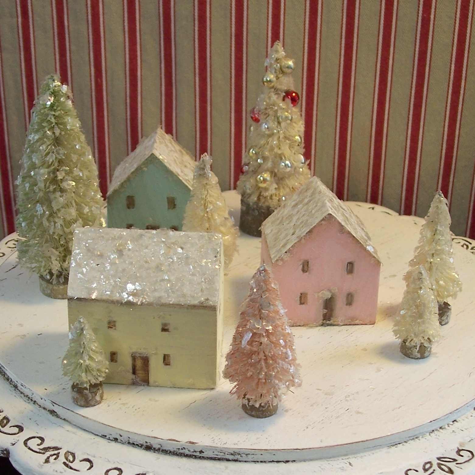 Handmade Christmas Village 