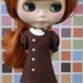 Button Brown Romper Dress