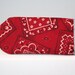 Cast Iron Skillet Handle Cover Red Bandana