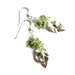 Gemstone Jewelry, Peridot, Green Tourmaline, Tsavorite, Leaf, Silver Earrings, Handmade Jewelry
