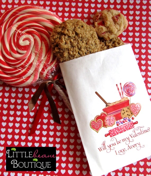 Pin by ambermarievibes on valentines day Valentines Day Candy Bags Favor bags Candy by LittlebeaneBoutique