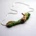 The Crossing, a hand embroidered necklace