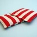 Lavender Sachets Red and White Striped Set of Two