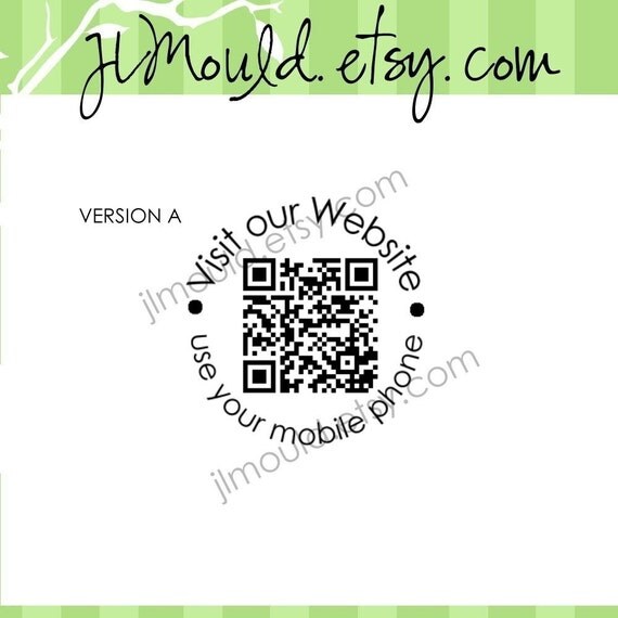 Smaller Size 1x1 Custom Red Rubber Stamp etsy business include