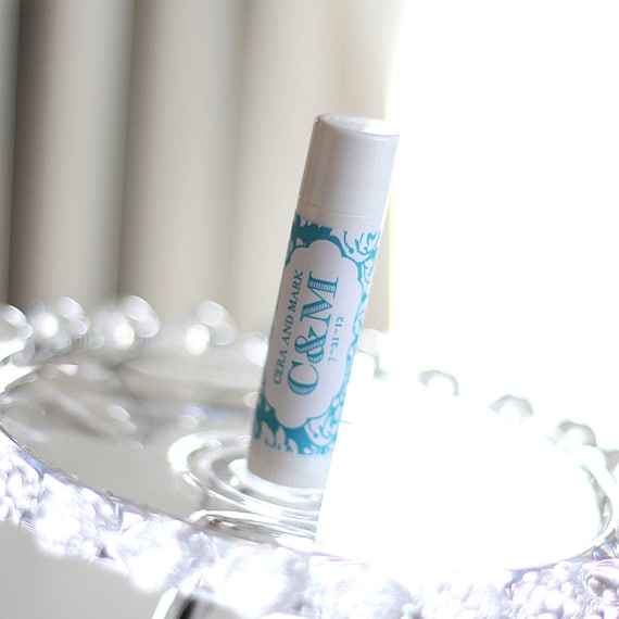 Items similar to Personalized Lip Balm Stickers Damask