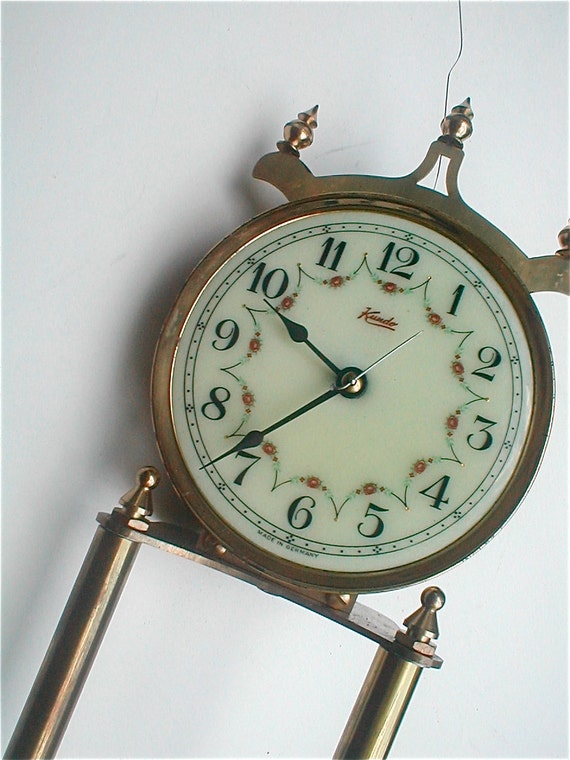 Kundo Clock Parts Vintage 60s 400 Hundred Day Clock Needs