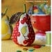 PDF Sewing Pattern for Plush Pear Pincushion, Ornament, and Pillow