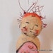 OOAK - - PINK MER BABY - -Ornie