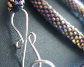 Crochet choker - iris