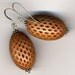 Seed pod earrings - blimps