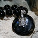 TURTLE CHARM Fused Glass Pendant With Beaded Necklace --Art Glass By YM