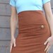 Hot Pocket Pencil Skirt (stretchy hemp/organic cotton lycra)