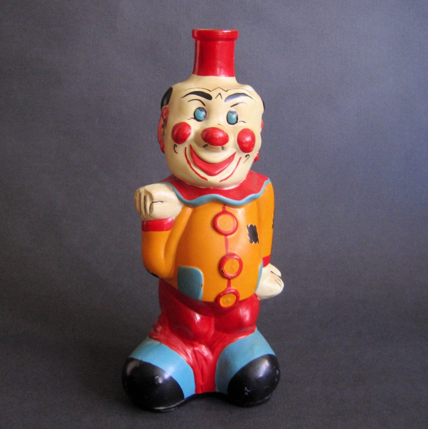 Clown Blackberry Torinese Wine Bottle by spaceroom on Etsy