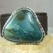 reserved Ocean Jasper leather cuff