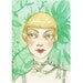 Collette and the Green Wall -- ACEO Limited Edition Print by Amy Abshier Reyes 4/30
