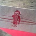 Longboard Santa - 6 pk of letterpressed cards