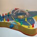 Space wars vintage pop dice game Astro Launch