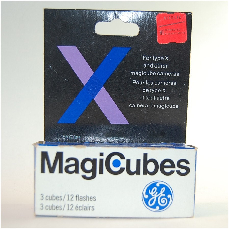 GE Magic Cubes Photography Camera Flashes 3 new in box
