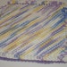 SALE Handknitted Potholder - Purple and Yellow