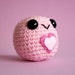 Amigurumi Light Pink Love Blobite
