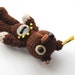 Amigurumi Dark Brown Voodoo Bear