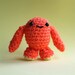 Amigurumi Orange Baby Mini Monster
