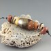 Handmade Lampwork Glass Focal Bead - Whirlwind