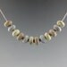 Handmade Lampwork Glass Beads Foggy Day- 12 beads