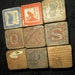 Small Vintage Wood Blocks