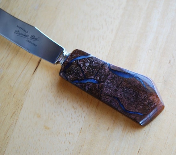Boulder Opal Butter Knife