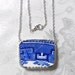Broken China Necklace Blue Willow
