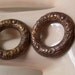 Vintage Circle Brass Ox Stampings