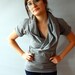 This Grey Cowl Tee / by Replicca / size Medium