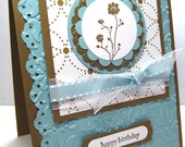 Items similar to Elegant Happy Birthday Card on Etsy