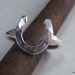 Sterling Horseshoe Ring