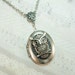 Silver Locket Necklace - Owl Locket - The ORIGINAL Silver Owl SCENT LOCKET - Jewelry by BirdzNbeez - Wedding Birthday Bridesmaid Teacher