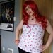 Rockabilly Cherry Tube Top XL XXL