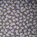 Vintage Kimono Silk - Petitte Ginko Leaves on Grape