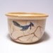 Blue Jay design 1 quart Pottery Serving Bowl Limited Series 17