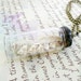 RESERVED for RINALEE Jawbone and Teeth Specimen Vial Soldered Pendant Creepy Necklace - Jawbreaker