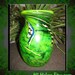 Hand Blown Vase EXQUISITE Contemporary Art Glass LOVELY Green Vessel Home Decor Made by Helen Lee Hoffman