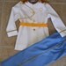 Prince Charming Children's Costume, White Coat with Blue Pants