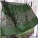 Vintage Apron - Handmade Green Floral