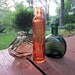 Vintage Bottles - Three Small Corked Colored Glass