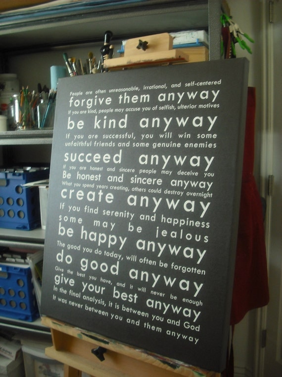 Items similar to Do It Anyway - Custom Colors Digital ...